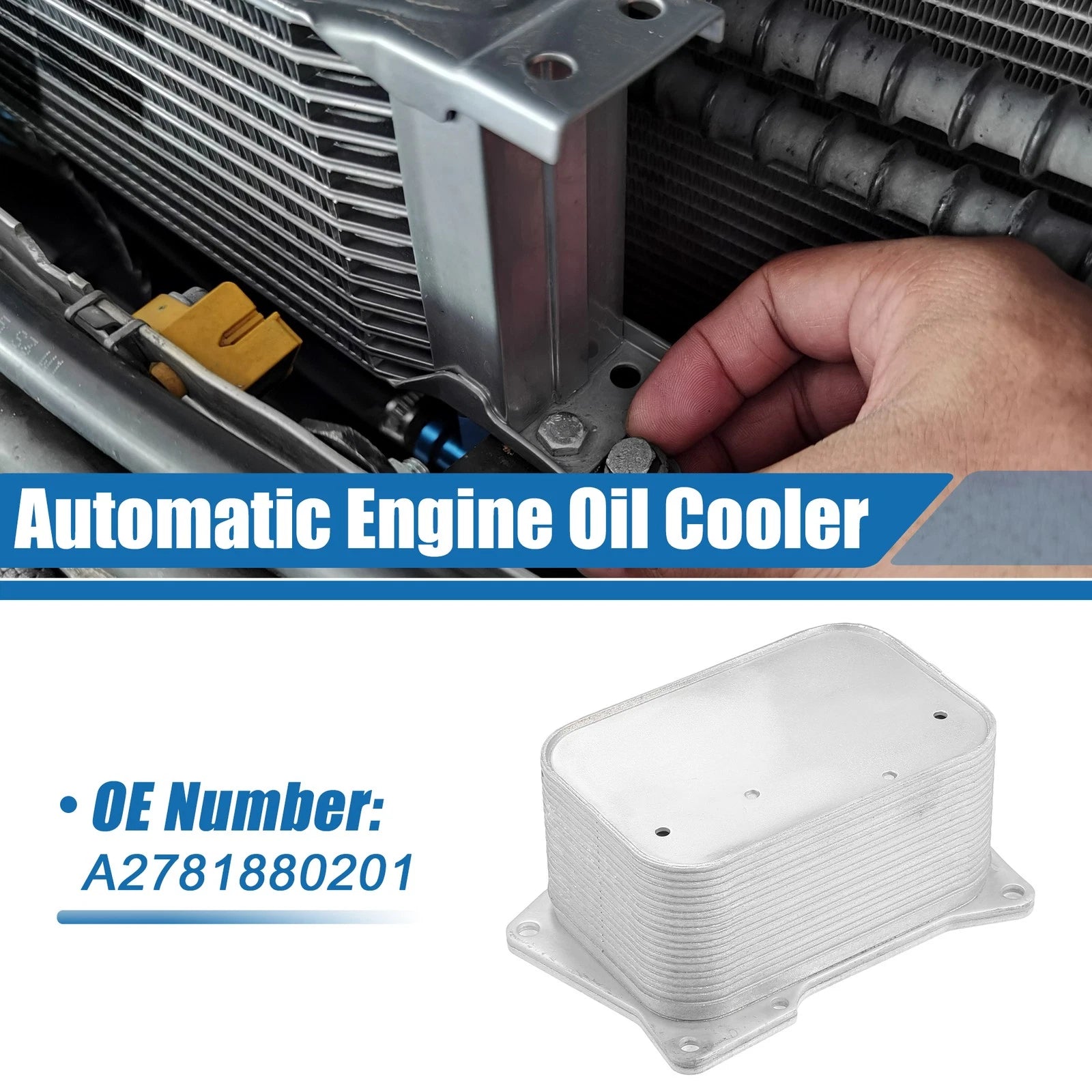 Engine Oil Cooler OEM Replacement for Mercedes-Benz W166 (2012–2015)