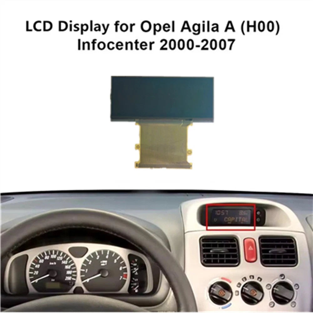 LCD Display Screen for Opel Astra/Agila/Combo/Corsa (2004–2019)