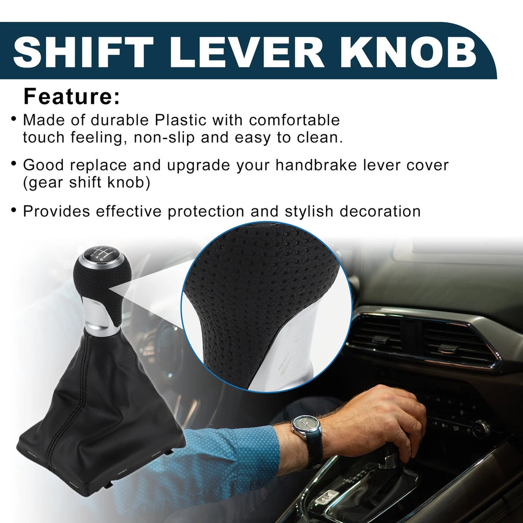 6-Speed Manual Shift Knob Replacement with Cover for Audi A5 (2008–2016)