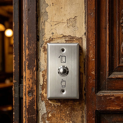 Stainless Steel Exit Button for Standard Electric Strike Units