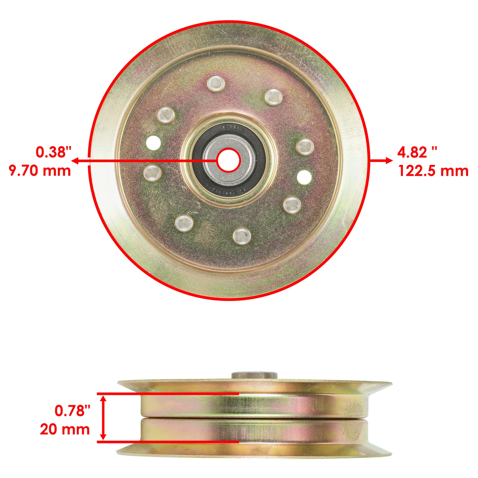 Flat Idler Pulley Replacement for Murray and Simplicity (1736540YP) (2000–2000)