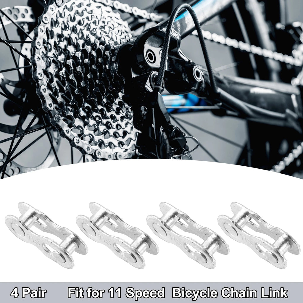 11 Speed Chain Master Link Connectors Pair for Bike Bicycle MTB (Silver)