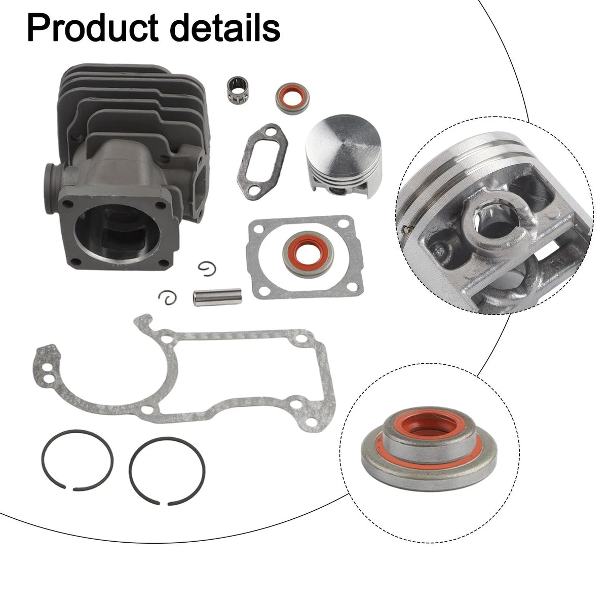 Piston Cylinder Gaskets Kit for Ms240 024 024AV Chainsaw