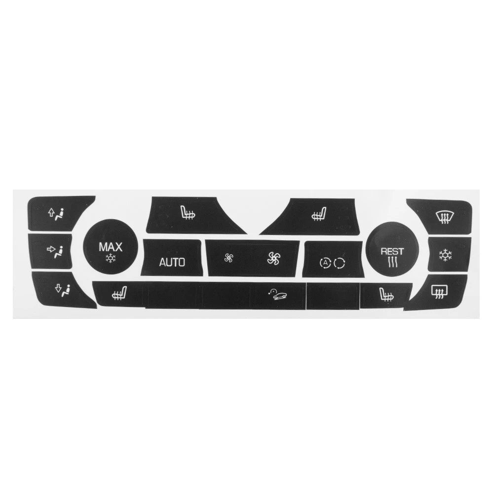 Climate Control Button Replacement Sticker Kit for BMW 3 Series E90 E91 E92 (2006–2013)