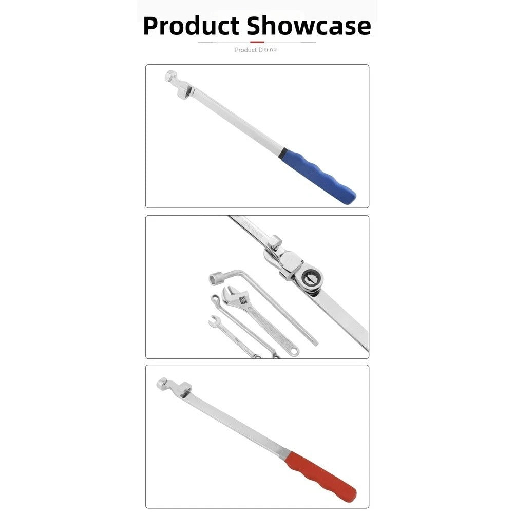 Long Reach 15 Inch Wrench Extension for Car Engine Repairs Blue Handle