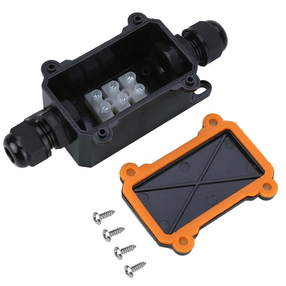 2 Way Electrical Junction Box Cable Wire Connectors IP68 for Universal Use