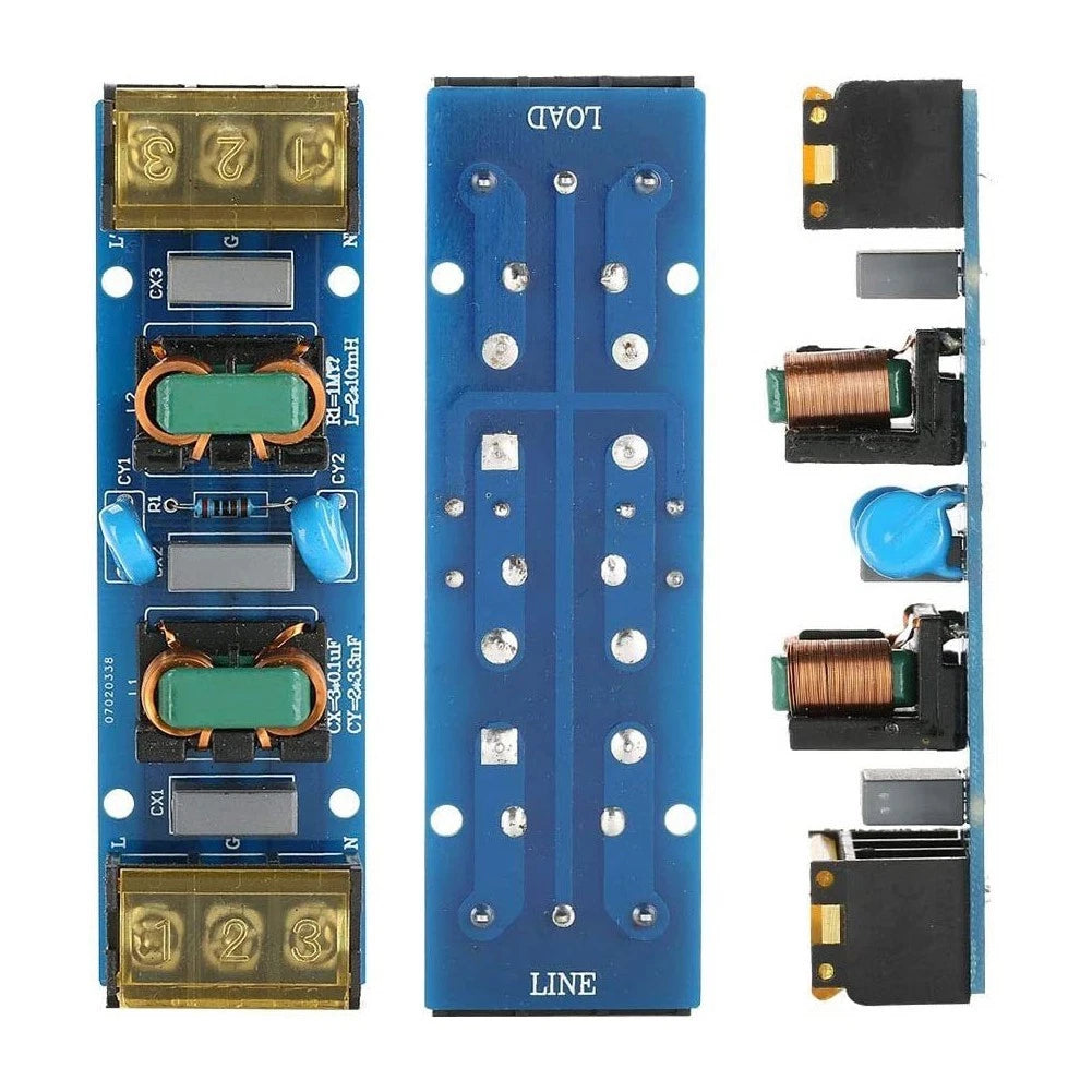 25A EMI Filter Module Board for Noise Suppression (Effective Low Pass Filter)