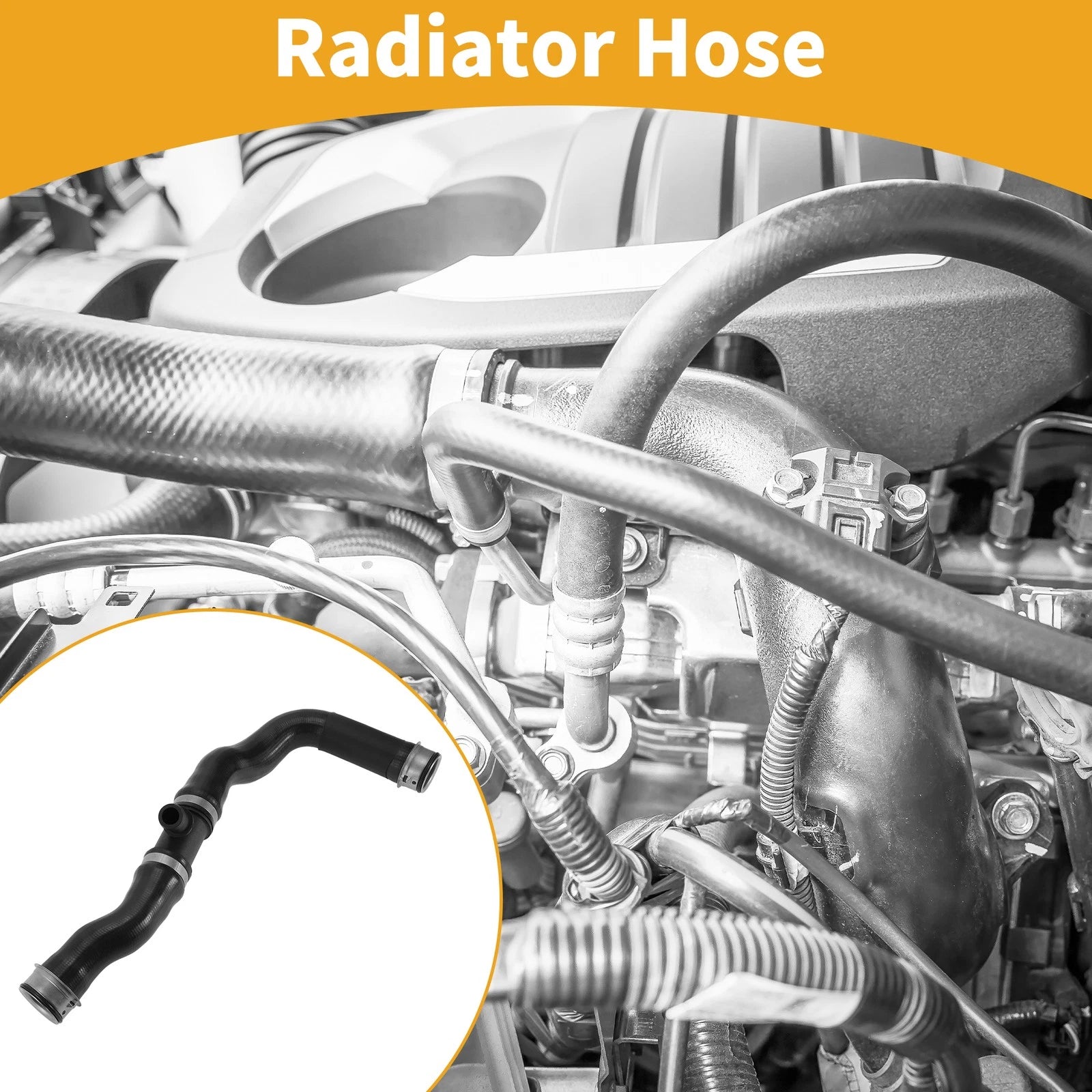Radiator Hose Replacement for Mercedes-Benz C-Class W204 S204 (2007–2014)