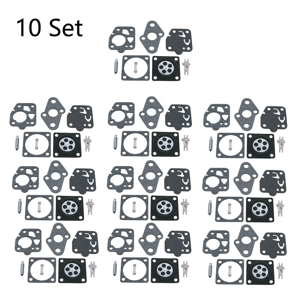 10x Carburetor Gasket Kit for Kawasaki TG20 TG24 TG25 TG33 TD24 TD25 TD33