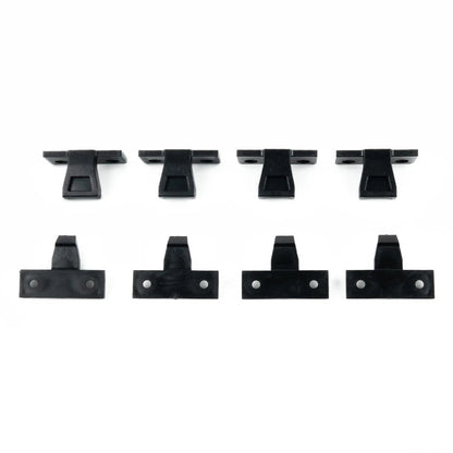 Set of 4 Bracket Clips Fasteners for