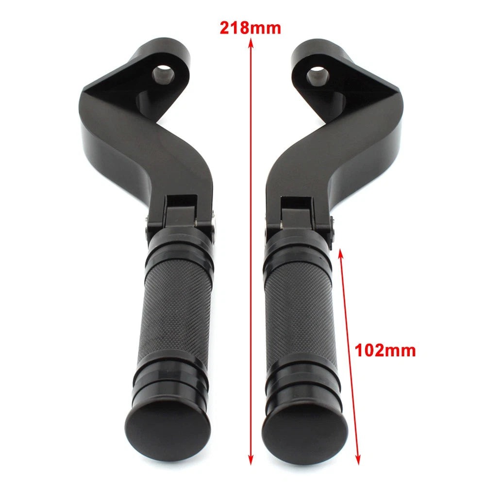 Rear Passenger Foot Peg Mount Bracket for Harley Touring (1993–2023) Black