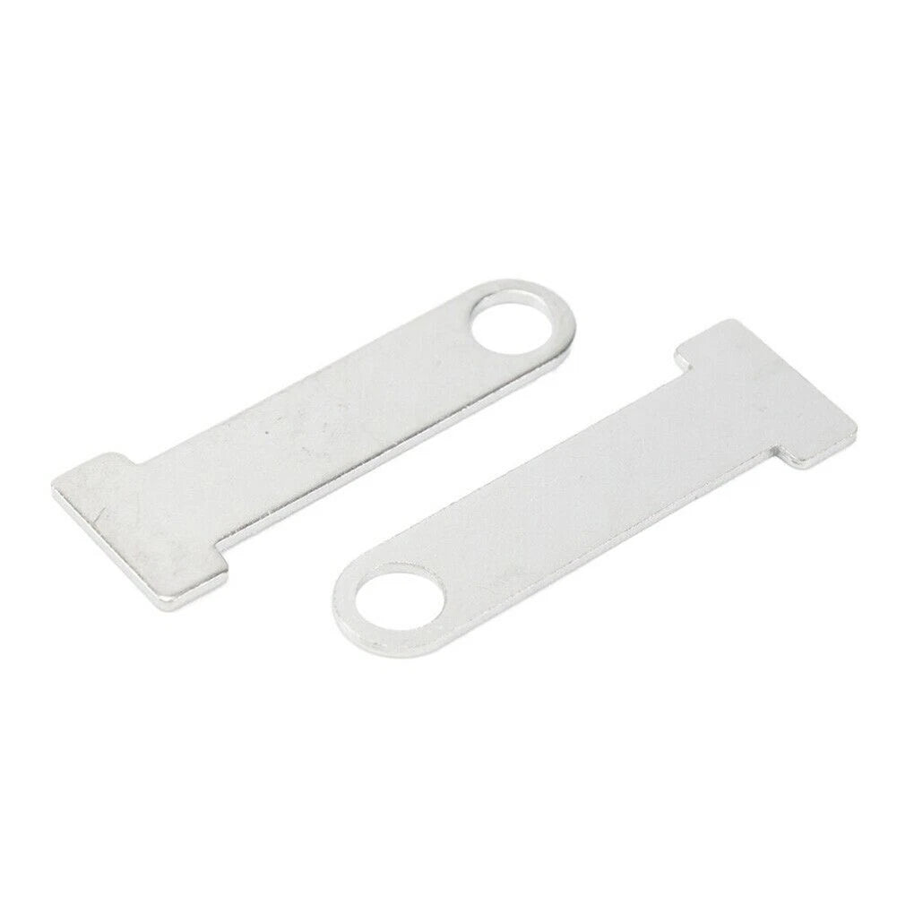D-Ring Lock Extensions for Helmet (1 Pair) - Stainless Steel