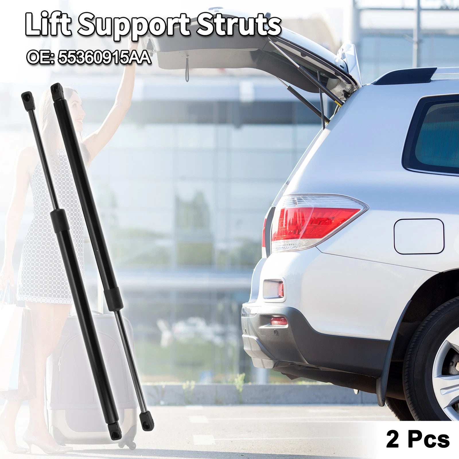 Rear Hatch Lift Supports Struts Replacement for Dodge Nitro (2007–2012)