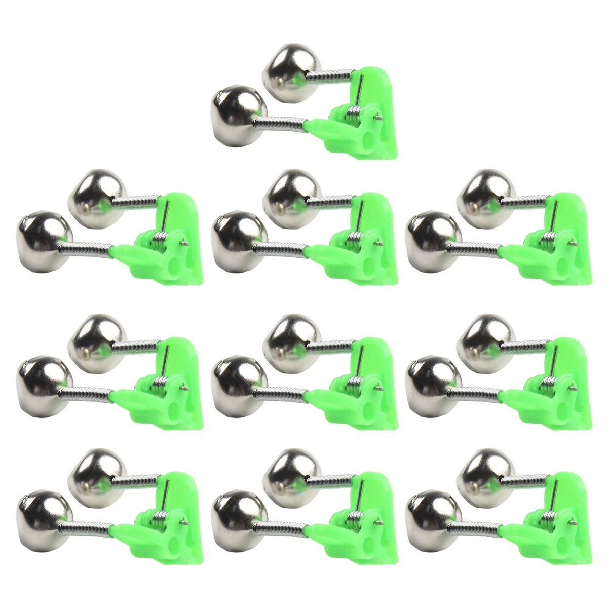 Fishing Alarm Bells for Rods - Double Clip Design