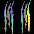 Reflective Stickers Applique for Car (Waterproof, Multicolor)