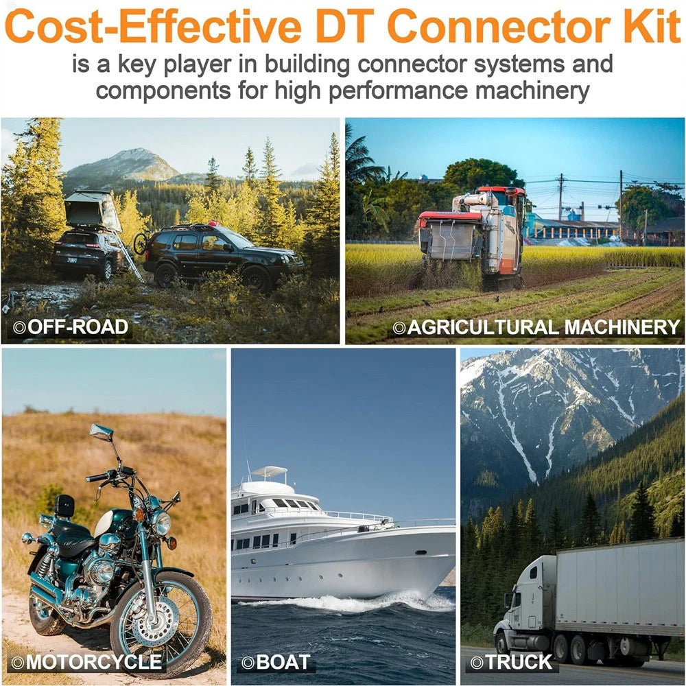 603× DT Connector Kit w/ Removal Tool Waterproof Automotive Electrical Connector