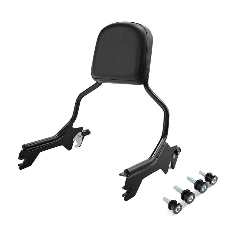 Sissy Bar Backrest Pad & Docking Hardware Kit for Harley Fat Boy (2018–2025)