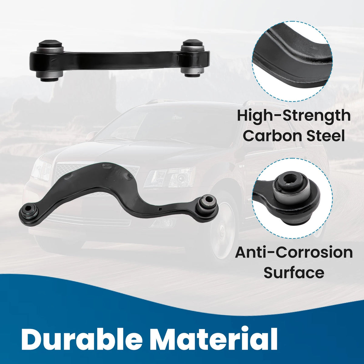 Set of 6 Rear Upper Control Arms Assembly for GMC Acadia Traverse Enclave (2007–2017)