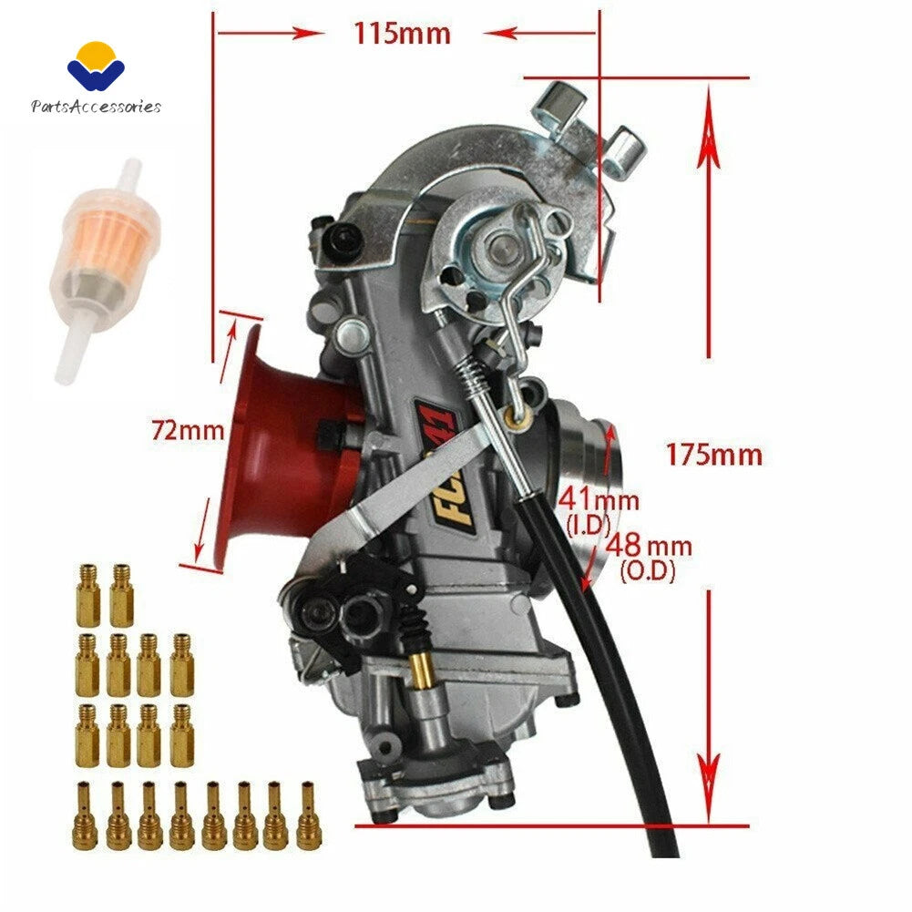 FCR41 Slant Side 41mm Racing Carburetor for Honda XR650 (2000–2007)