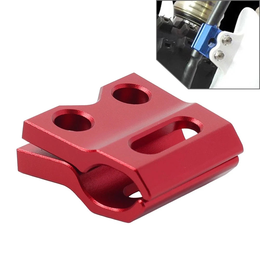Front Brake Line Hose Cable Clamp Red For Honda CRF250M CRF250L CRF250R CR125R