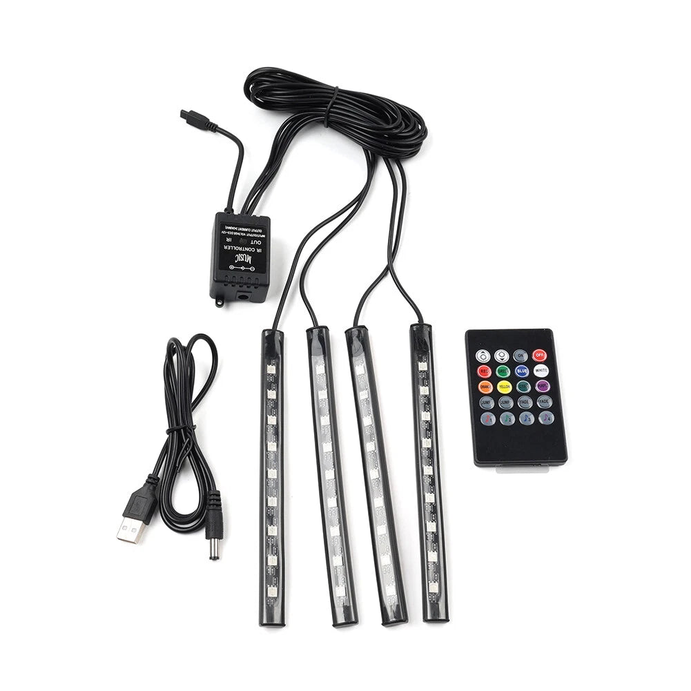 RGB Remote Control Floor Atmosphere Light for Universal Use (2010–2023)