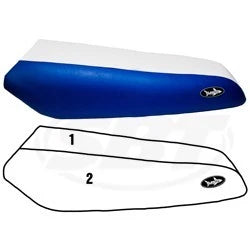 Seat Cover for Kawasaki 750 SS SS XI (1992–1997) Blacktip Custom Cut Vinyl