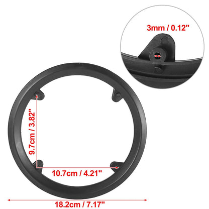 Bicycle Crankset Chain Wheel Cover 42T 4 Hole for Black Hollow Mount