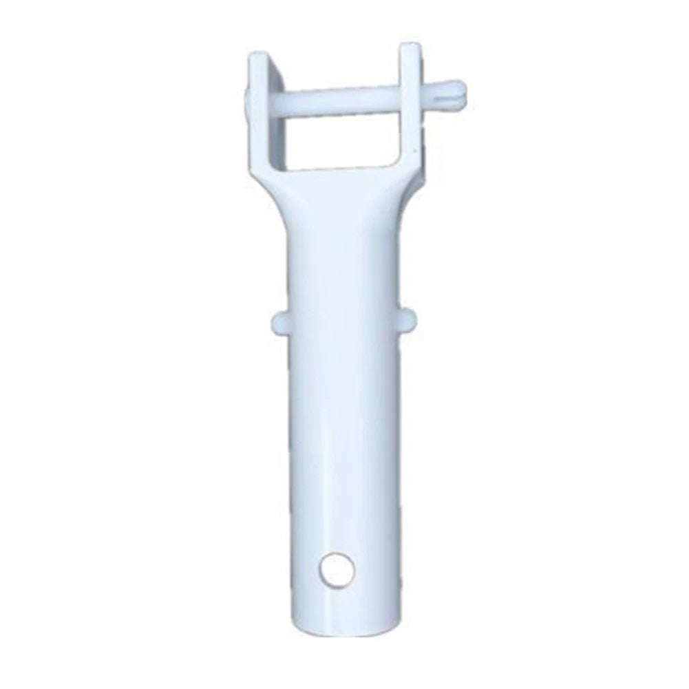 White Handle Replacement for Standard Swimming Pool Vacuum Head