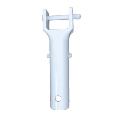 White Handle Replacement for Standard Swimming Pool Vacuum Head
