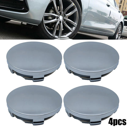 Set of 4 ABS Wheel Hub Covers 60mm for Any Vehicle