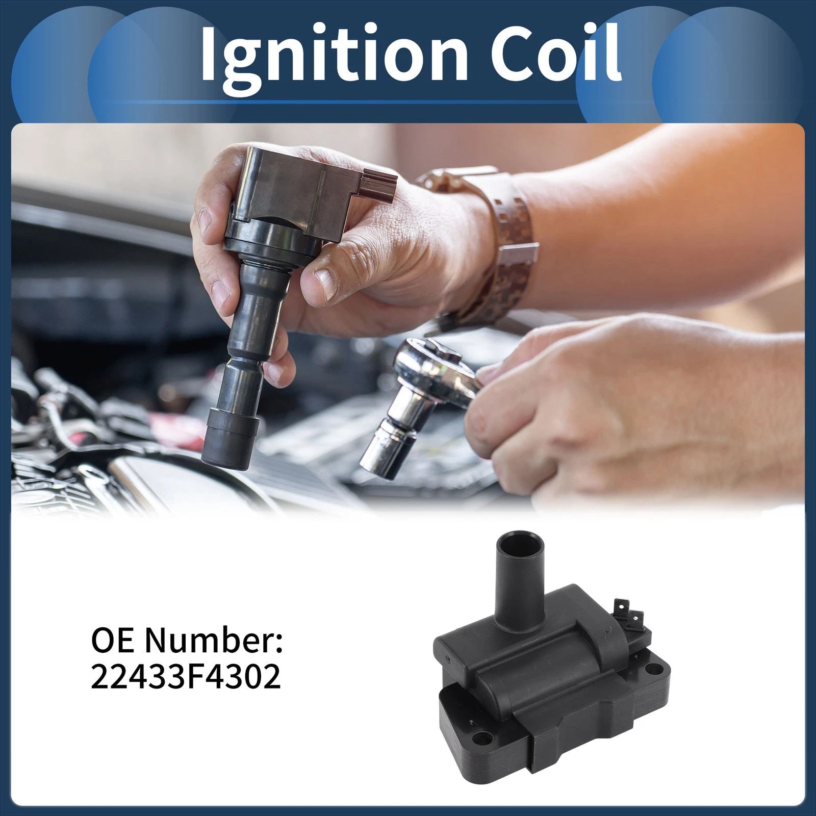 Ignition Coil Pack No. 22433F4302 for Nissan Frontier (2004)