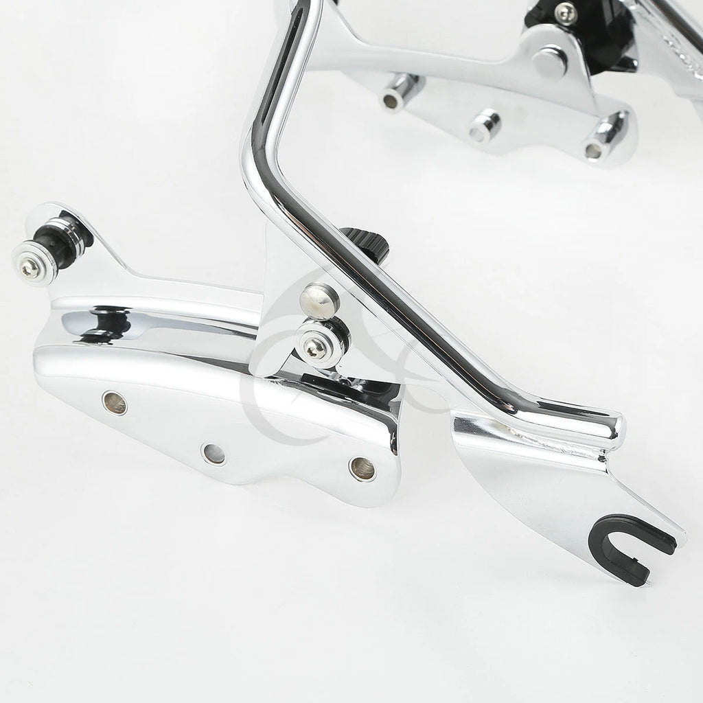 4 Point Docking Hardware Backrest Sissy Bar for Harley Electra Glide (2009–2013)