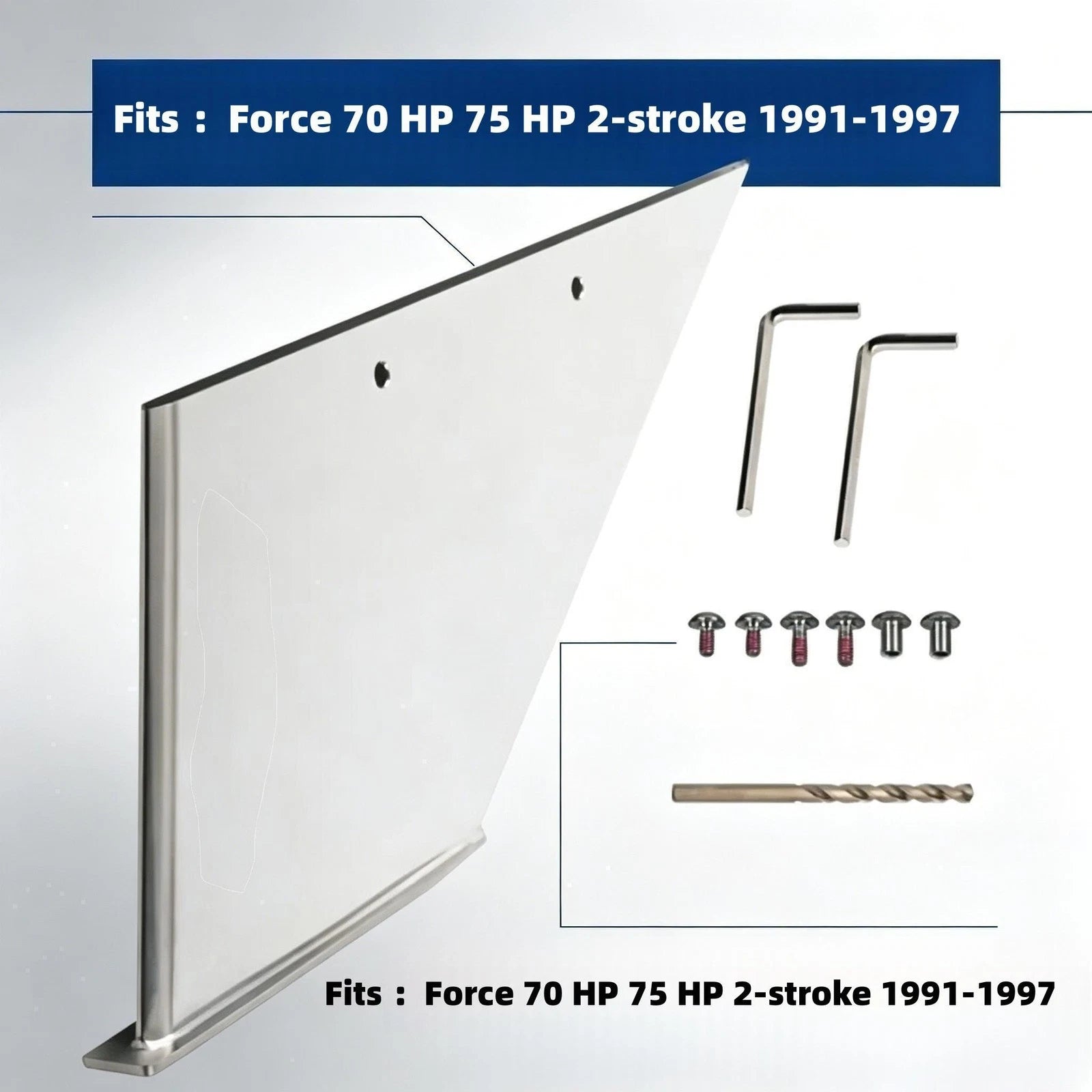 Skeg Guard for Mercury Force 70 75 HP 2-Stroke (1991–1997)