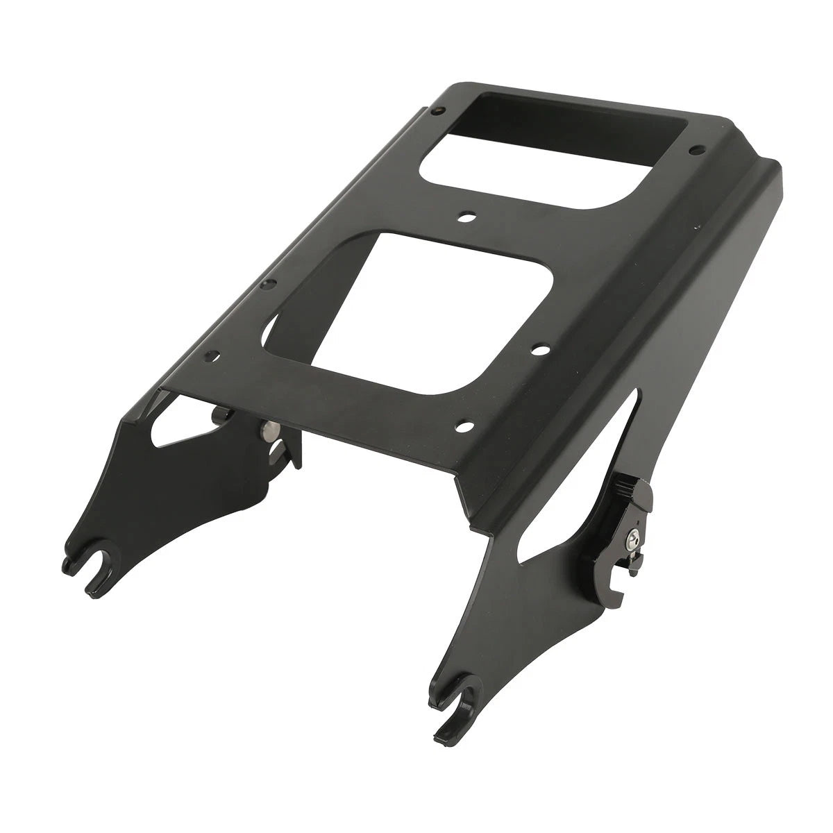 Detachable Two Up Pack Mounting Rack for Harley Touring (2009–2013) Black