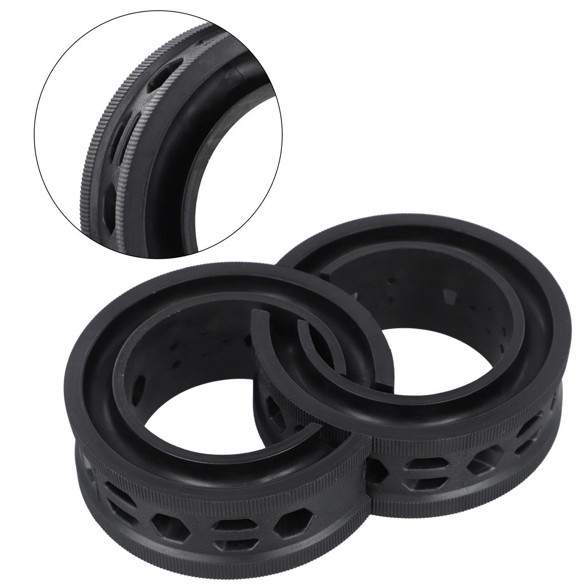2 Rubber Coil Spring Buffers for Cars Trucks SUVs (Compatible)