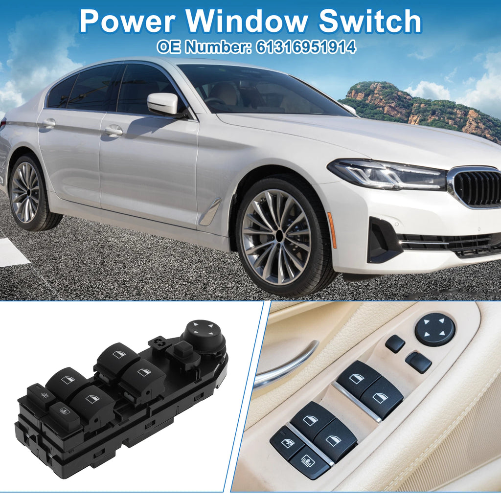 Power Window Switch for BMW 525i (2004–2005) No. 61316951914