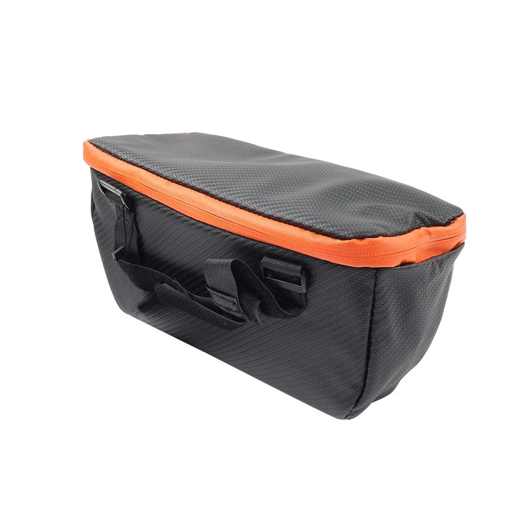 1PC Universal Motorcycle Front Head Bag - Black Frame Bag