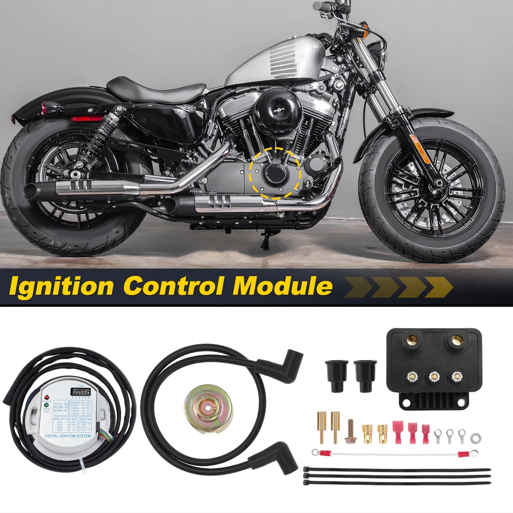 Single Fire Ignition Coil Kit for Harley Big Twin (No.53-660)