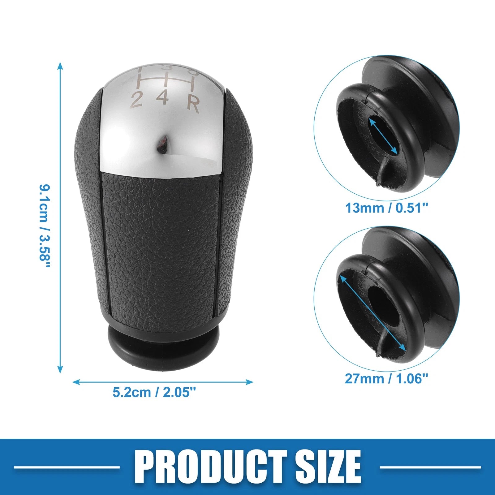 5 Speed Manual Transmission Shift Knob for Ford Mustang (2005–2012) Black