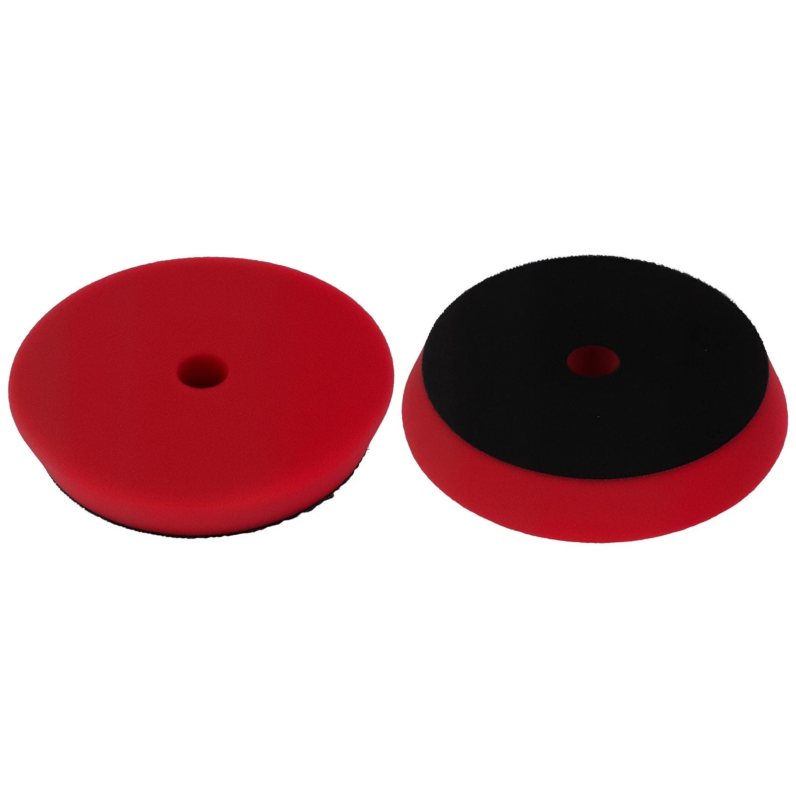 2 Pack Red Foam Buffing Pads 6 Inch for 5" Backing Plate