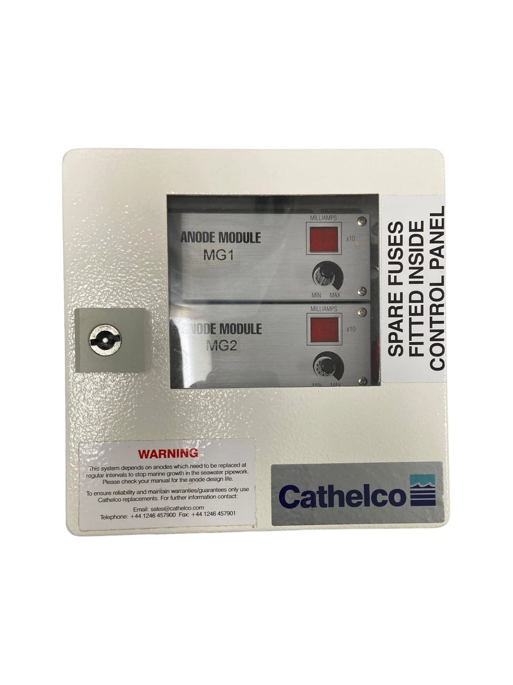 Cathelco Nano Control Panels for EB/NS (No Key) with 2 MGPS Copper Anodes