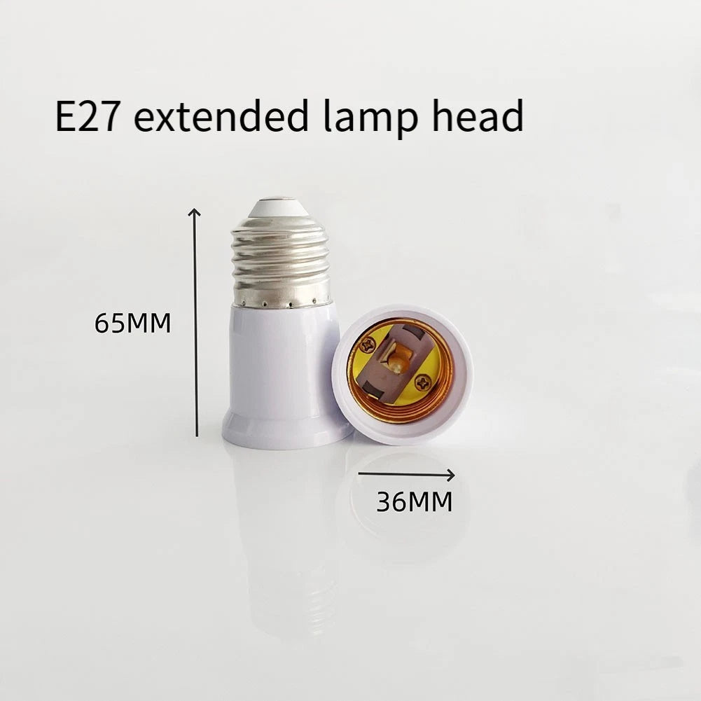 E27 Extension Socket Adapter for LED Bulbs (Up to 100W)