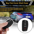 Car Key Case for Audi A1 (2010–2018) - Black White Line, 3 Buttons