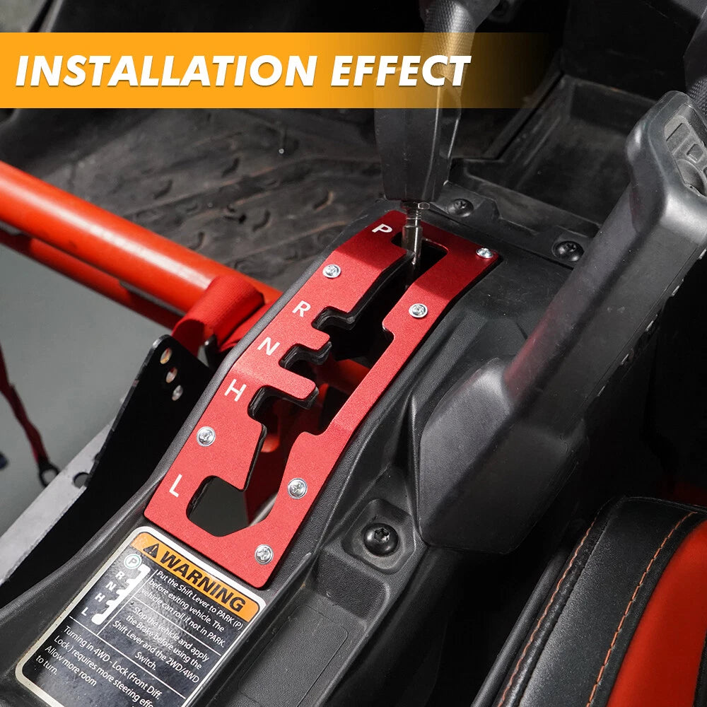 Gear Shifter Knob & Shift Gate Panel for Can-Am Maverick X3 (2017–2023)