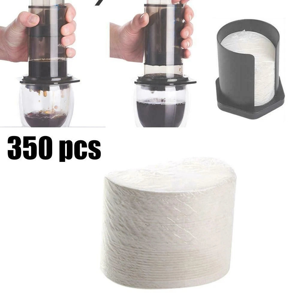 350-Piece Paper Filter Set for Coffee Espresso Machine