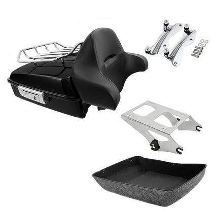 Chopped Trunk Luggage Backrest Rack Docking Kit for Harley Touring (2014–2026)