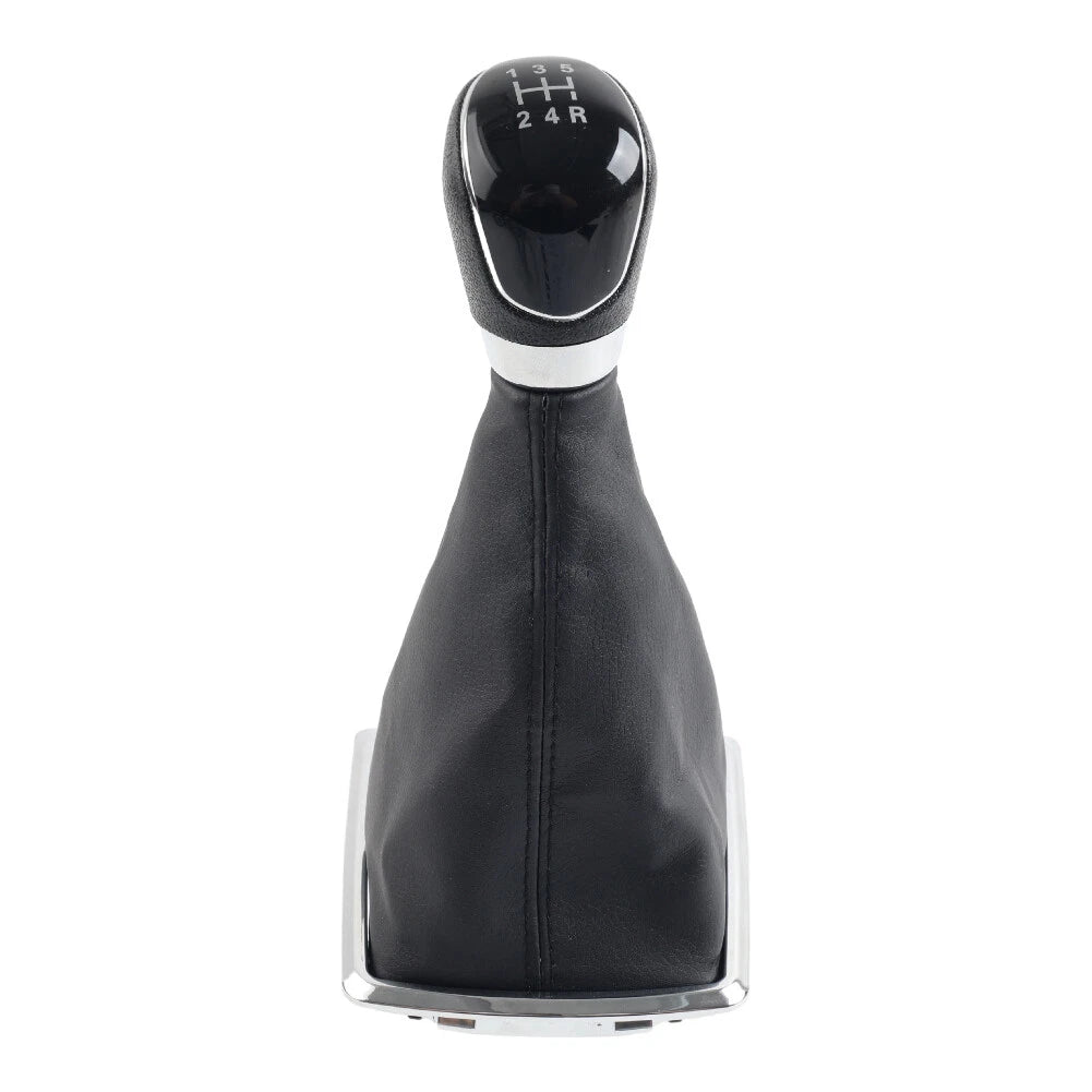 1x 5 Speed Shift Gear Knob with Leather Boot for Ford Focus MK2 (2005–2012)