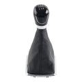 1x 5 Speed Shift Gear Knob with Leather Boot for Ford Focus MK2 (2005–2012)
