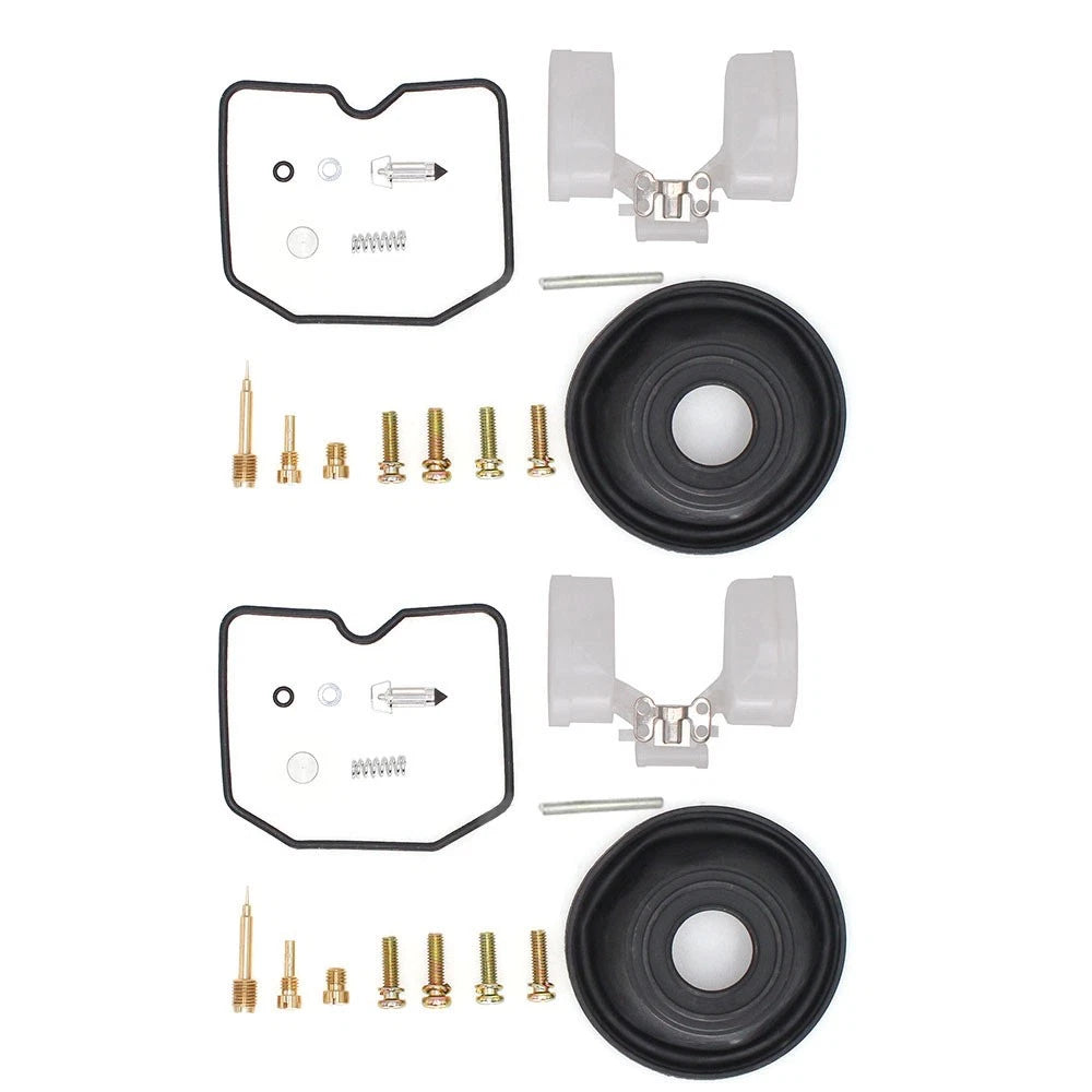 2X Carburetor Carb Kit Diaphragm Plunger for Kawasaki EN500 (1996–2009)