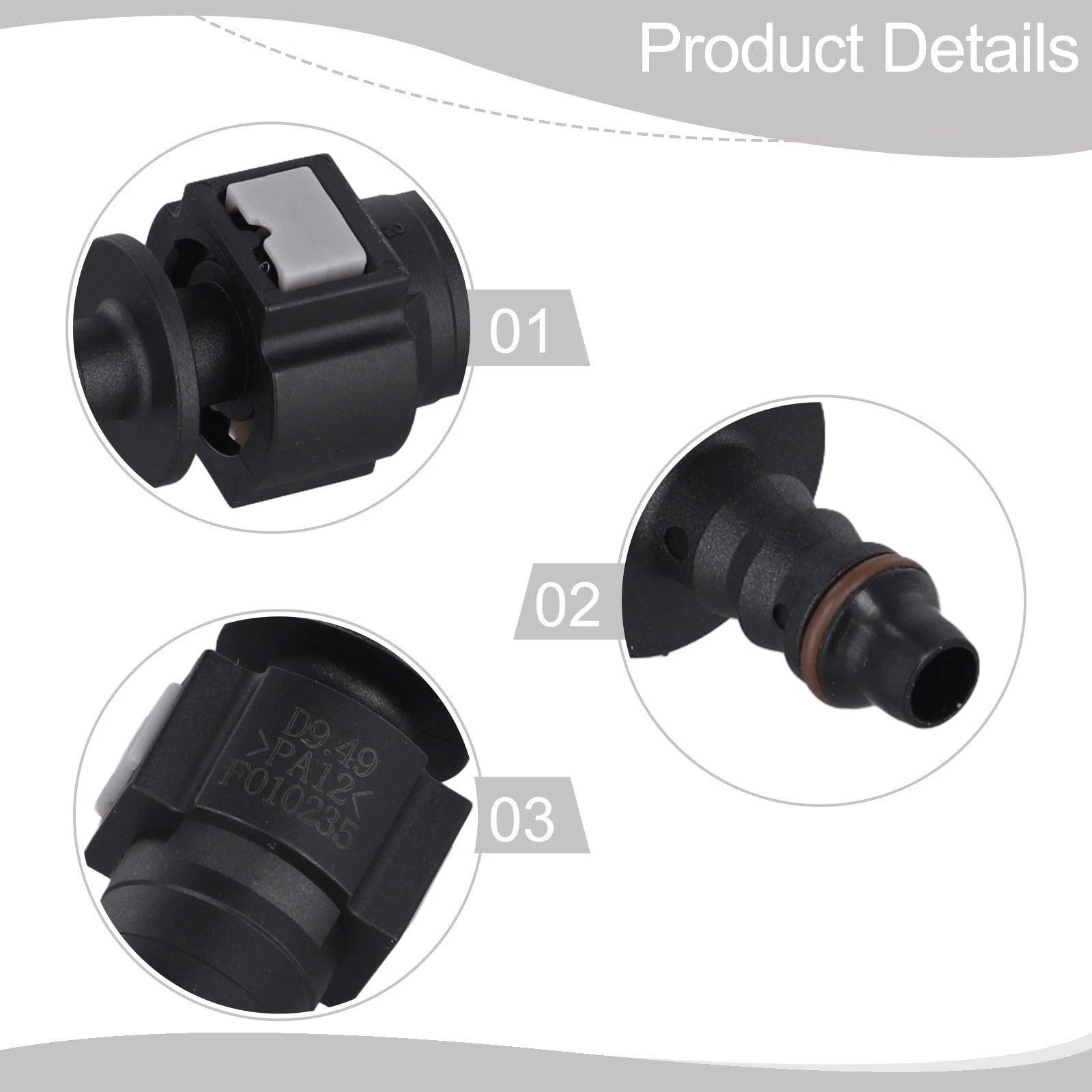 Quick Release Couplers for Fuel Lines (Various Applications)